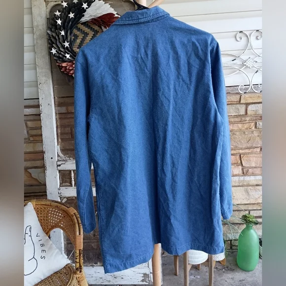 Vintage Neimen Marcus Blue Denim Women's Jacket_Medium - Picture 6 of 6